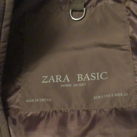 Zara small fitted puffer coat - Picture 3 of 4